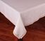 Resim KETEN EKRU DANTEL KENARLI DIKDÖRTGEN MASA ÖRTÜ